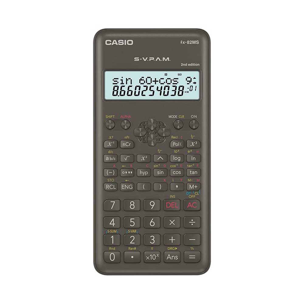 Calculadora Científica Casio FX-82MS-2 Negra