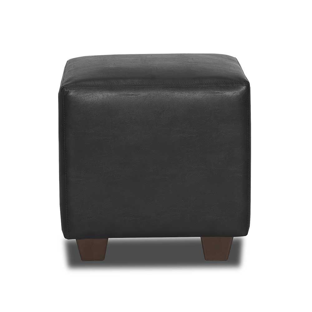 Juego de Living Innovamuebles Invictus Sofá 3 Cuerpos + Dos Pouf 1 Cuerpo Azul