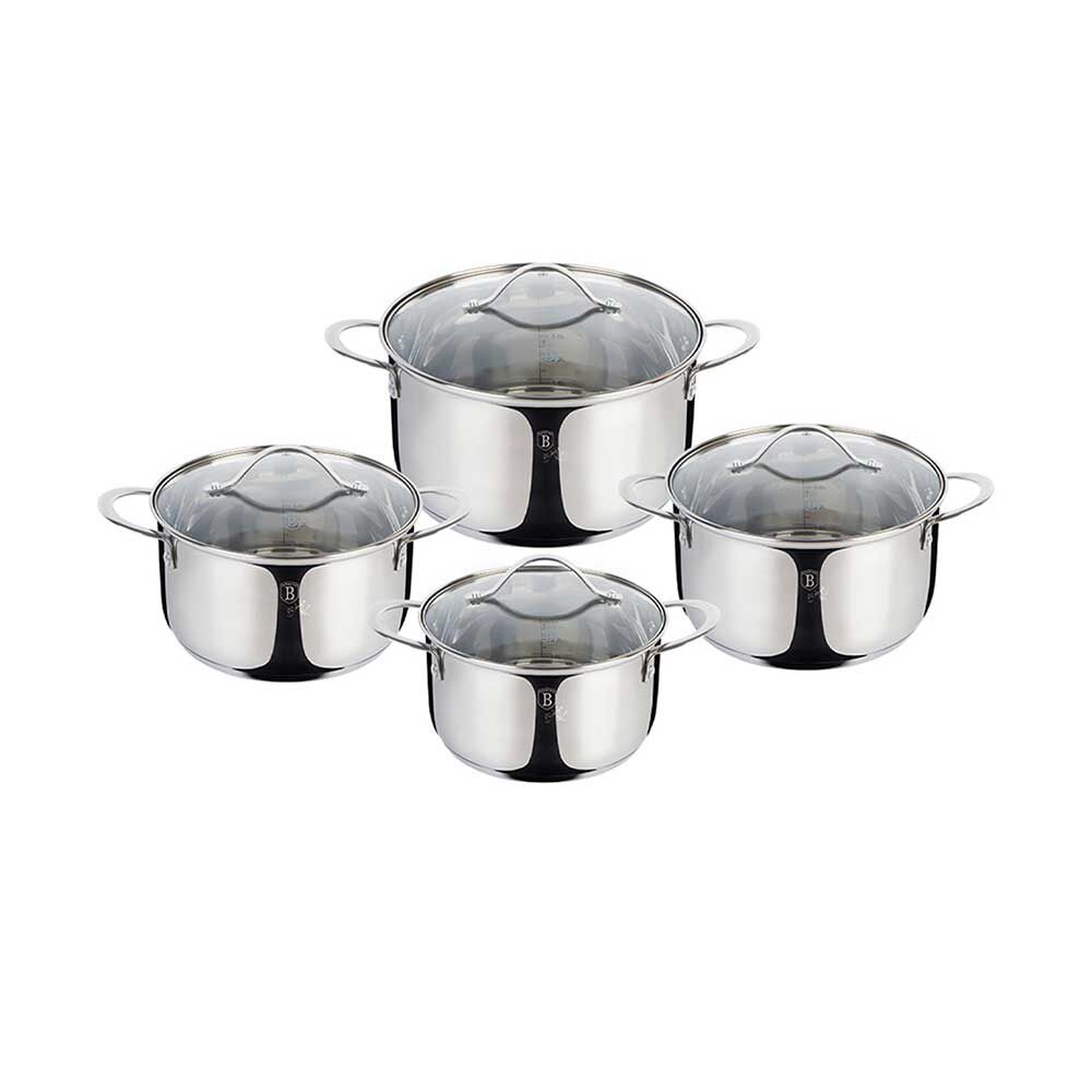 Batería de Cocina Berlinger Haus 8 Piezas Gris