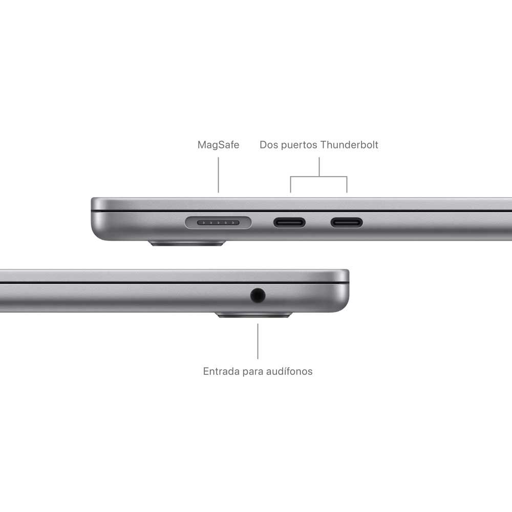 MacBook Air Apple Chip M3 16GB 512GB SSD 15,3" Gris Espacial