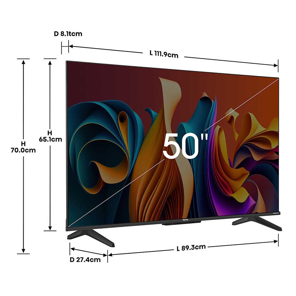 QLED 50" Hisense 50Q6N Smart TV 4K UHD