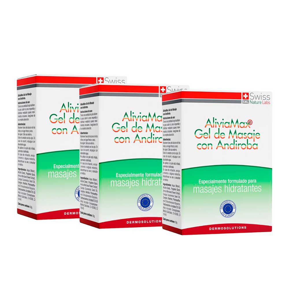 Aliviamax Gel Masaje Con Andiroba Alcanfor Arnica Tres Meses Swiss Nature Labs