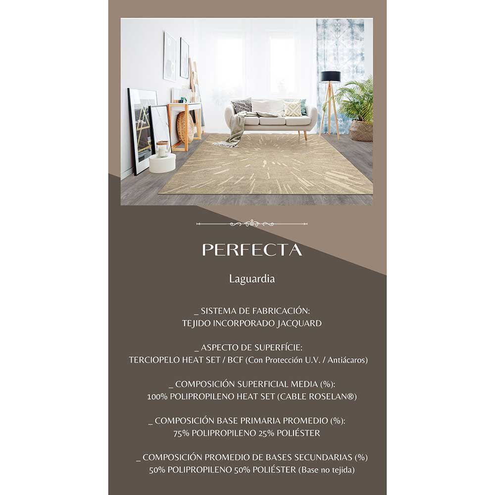 Alfombra Decocasa Ut01 Laguardia 200 x 250 cm Beige