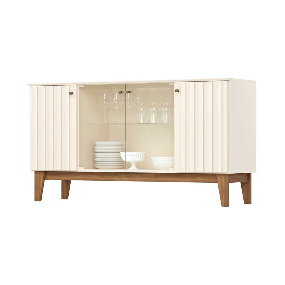 Buffet Home Mobili Eiffel 4 Puertas Blanco