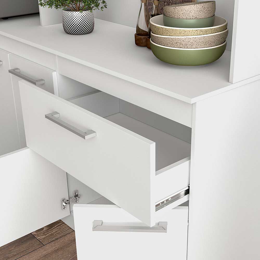 Mueble de Cocina Vekkahome Buck 1 Cajón 12 Puertas Blanco