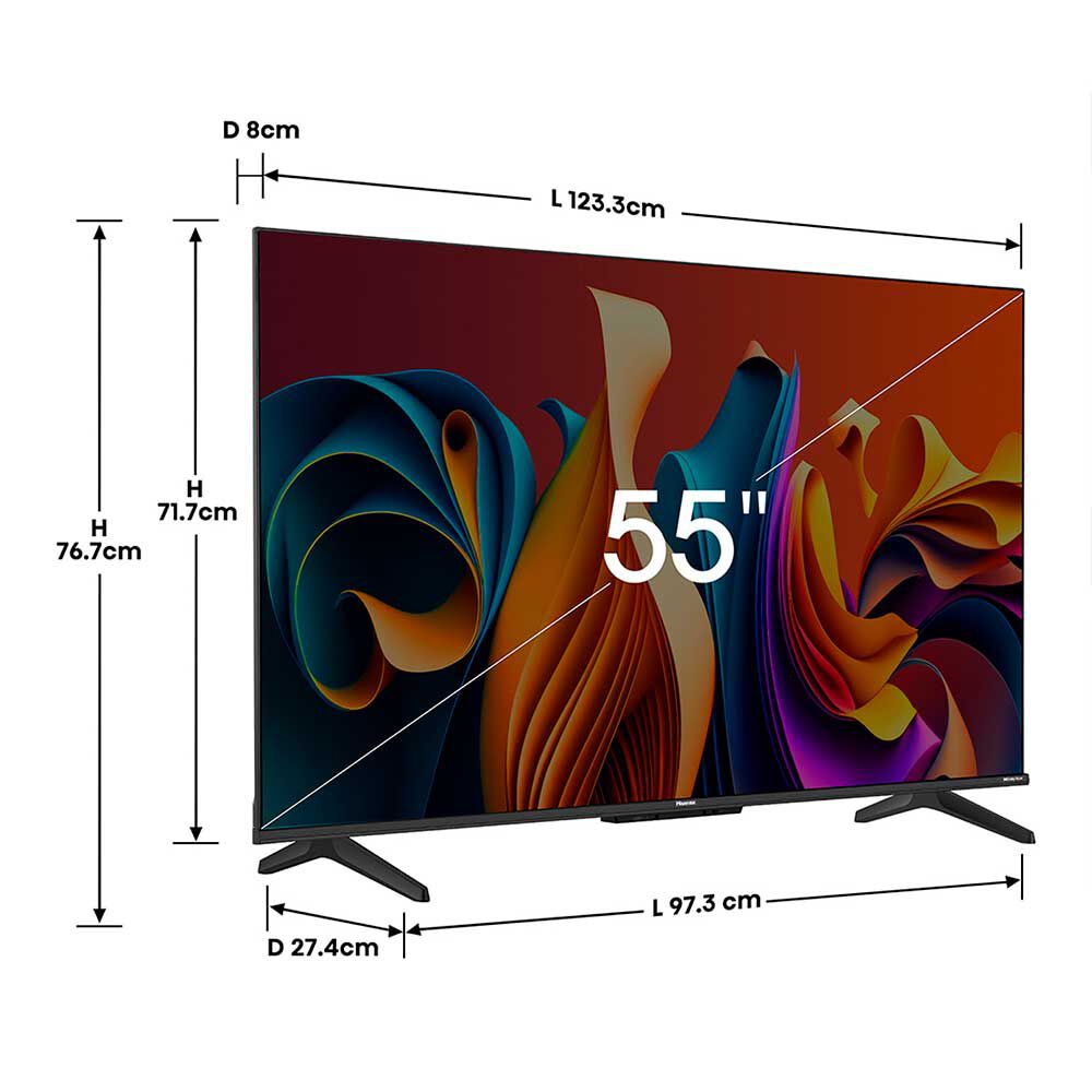 QLED 55" Hisense 55Q6N Smart TV 4K UHD