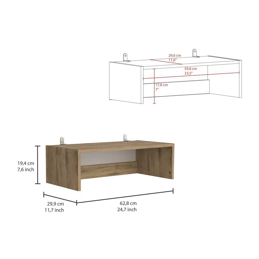 Estante 2 Puertas + Estante 4 Repisas + 2 Complementos TuHome Home Macadamia