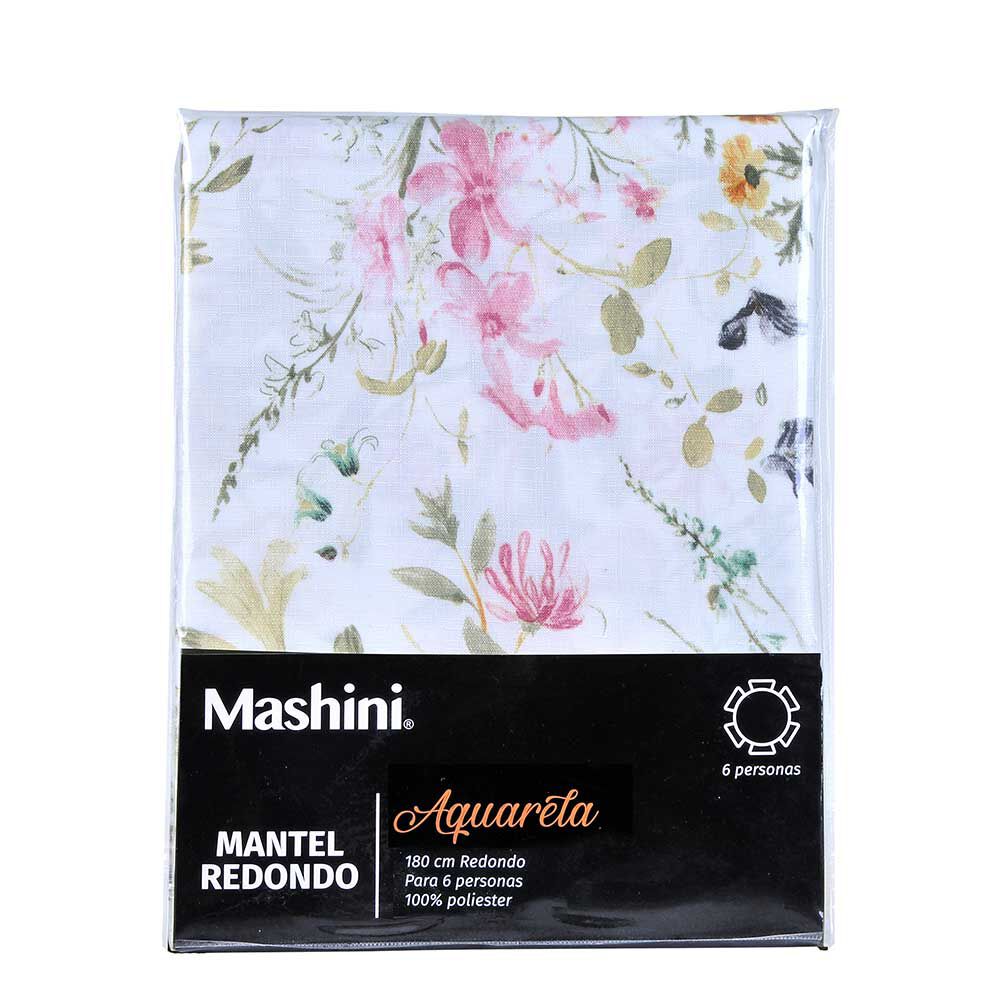 Mantel Redondo Mashini Flower 180 cm