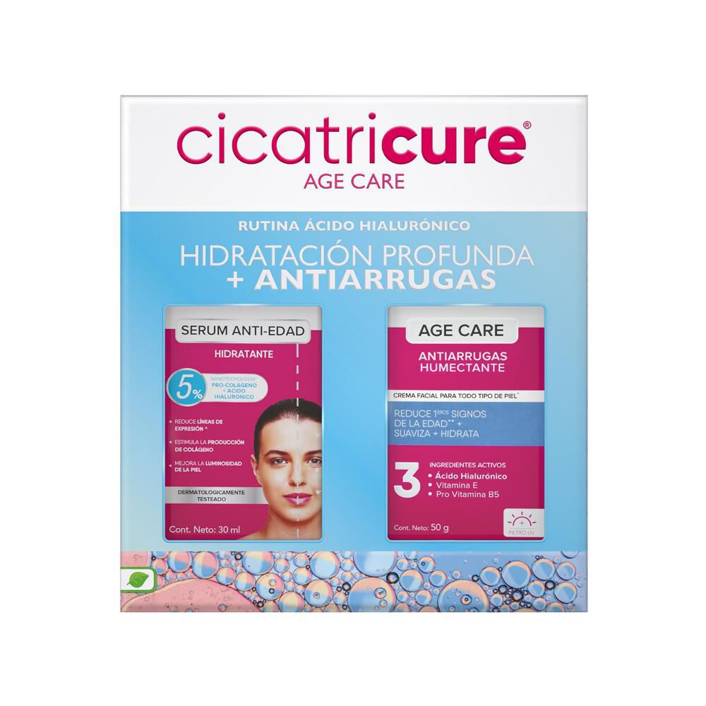 Pack Serum Hidratante 30Ml + Age Care Crema Humectante 50Gr Cicatricure