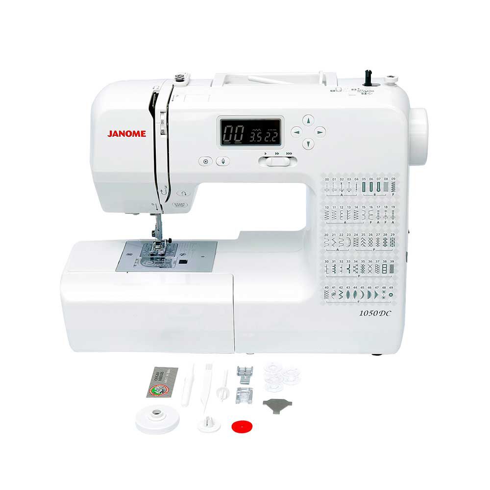 Combo Máquina de Coser Janome 1050DC + Overlock 8002D