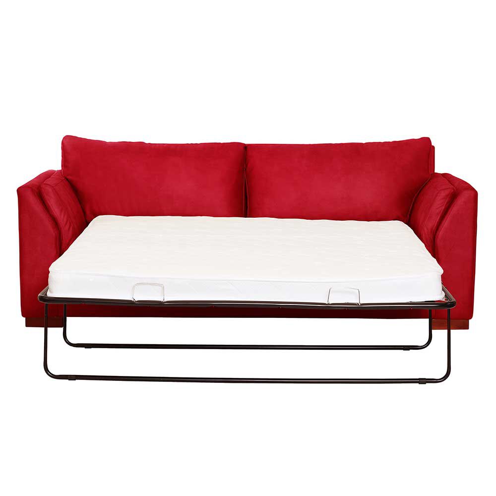 Sofá Cama Latam Home Milan 3 Cuerpos Rojo