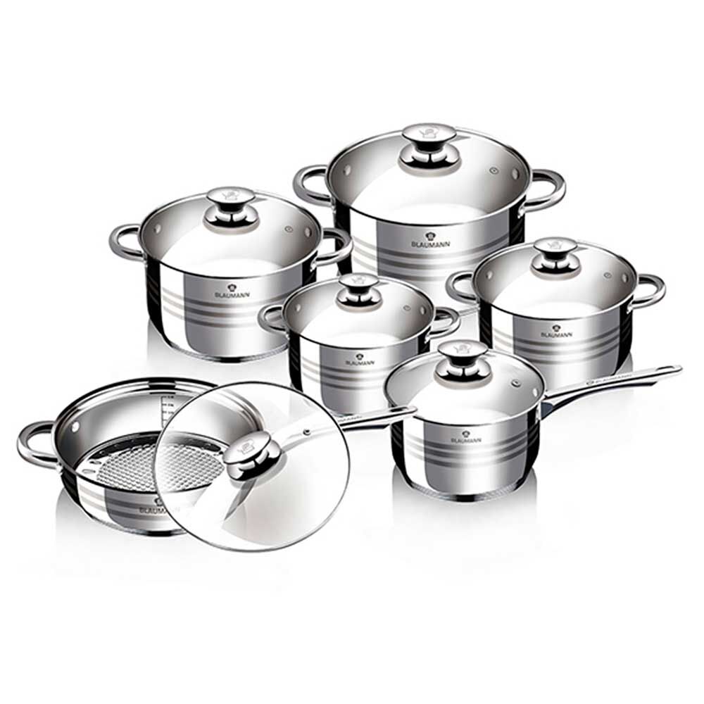 Batería de Cocina Blaumann 12 Piezas Metal