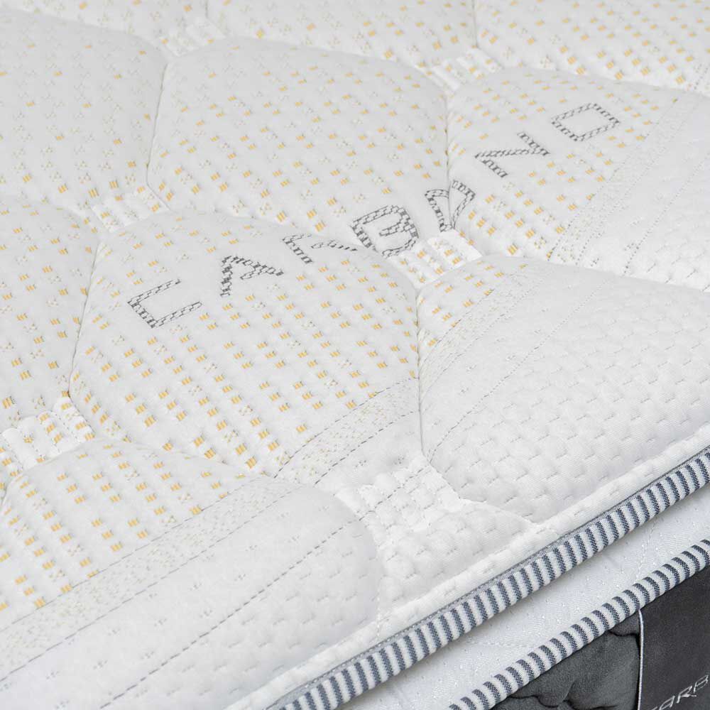 Cama Europea Celta 1,5 Plazas Carbono + Respaldo Acolchado