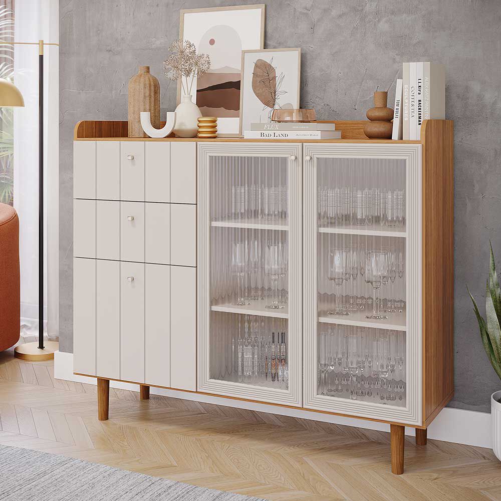 Buffet Decocasa Lena Off White Natural