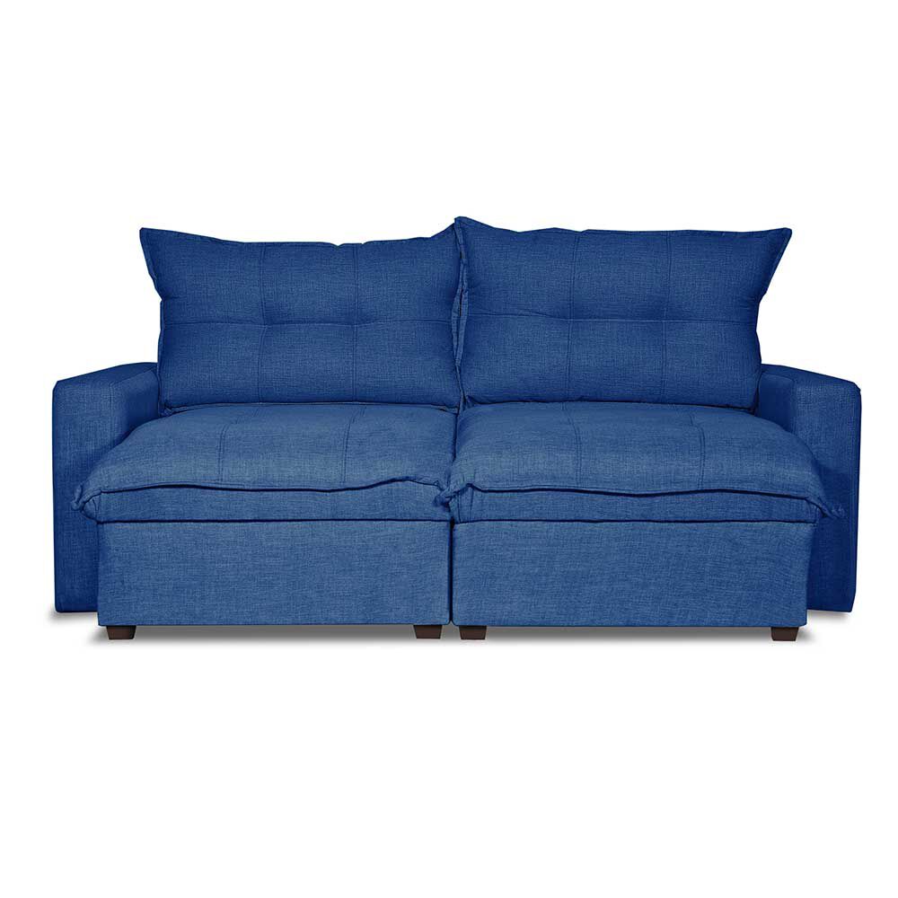 Sofá Cama Innovamuebles Magestic Córdoba 2 Cuerpos Azul