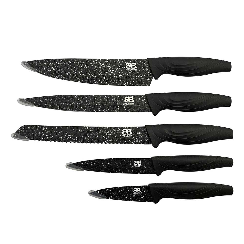 Set de Cuchillos BYB Kitchen 6 Piezas Negro