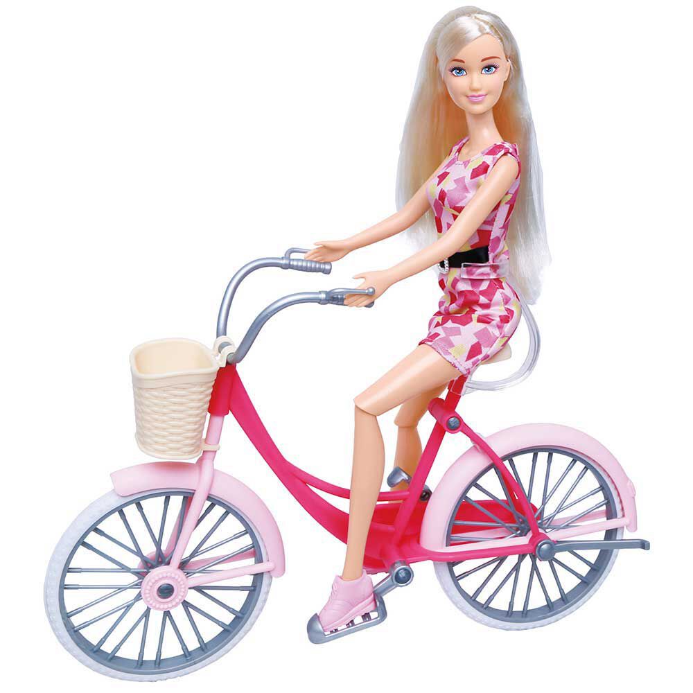 Muñeca con Bicicleta Color de Cabello Aleatorio Kids'N Play