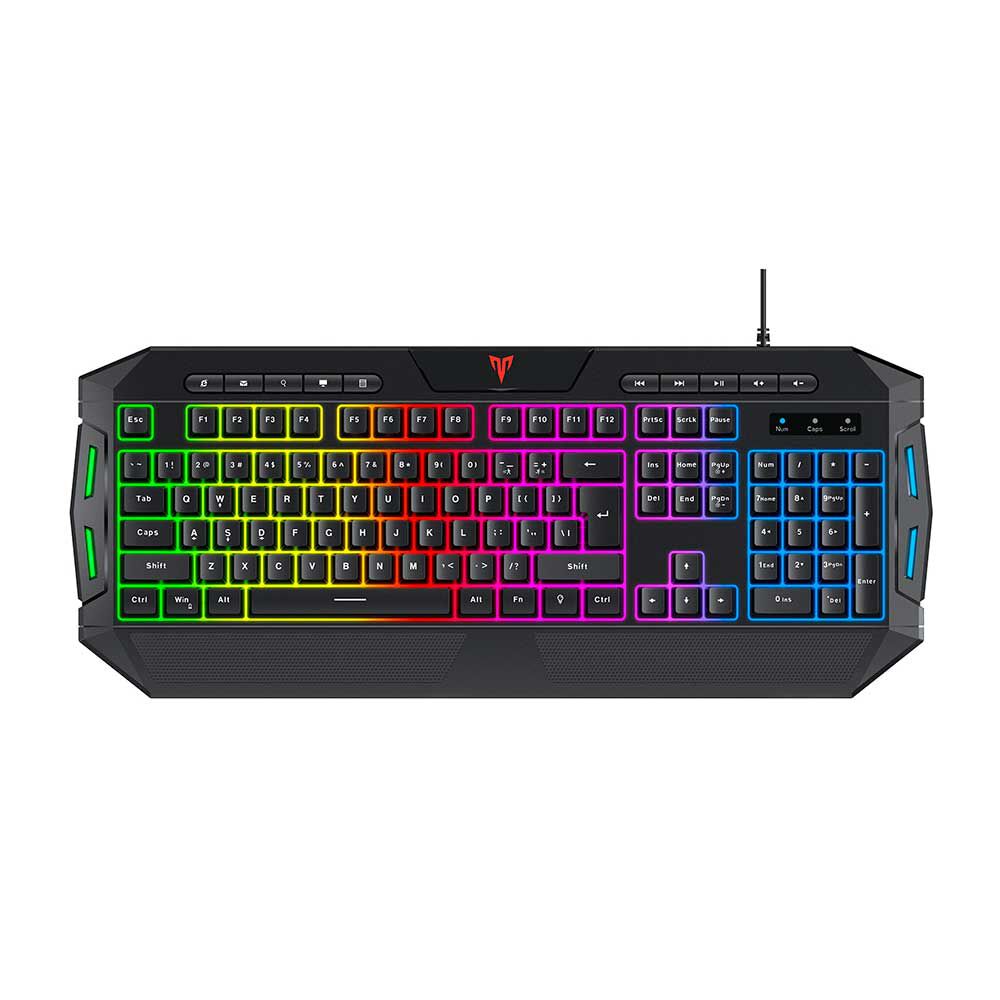 Kit Gamer Targa TG-KM210 Teclado + Audífonos + Mouse + Mousepad