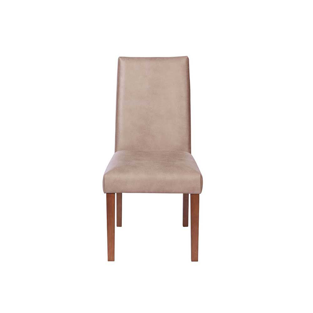 Silla Latam Home Cadiz Cuero Beige