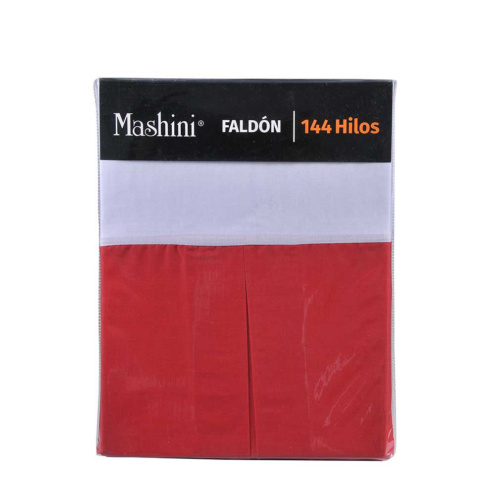 Faldón Liso Mashini King Rojo