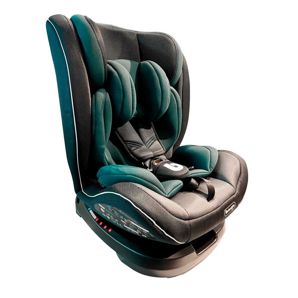 Silla Auto Multietapa Isofix 360° Gris Verde Bebeglo