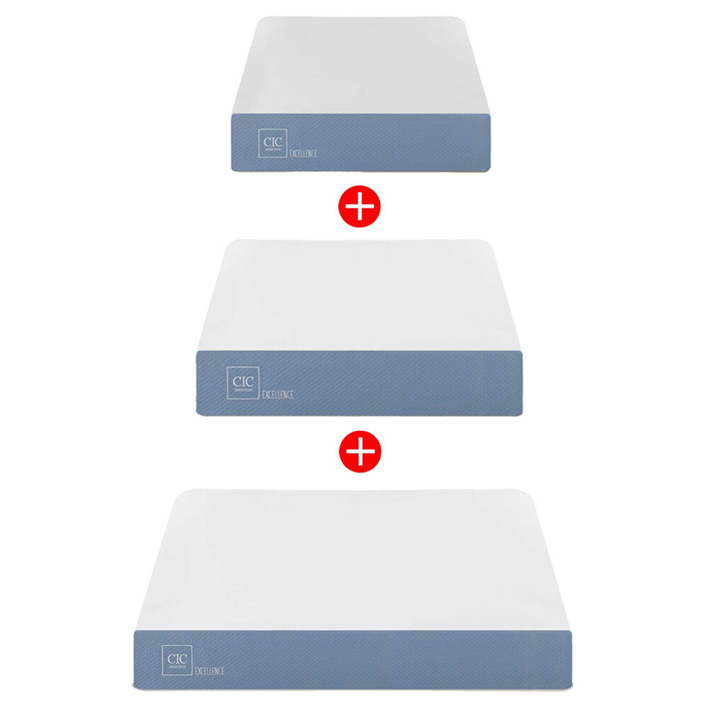 Combo 3 Colchones CIC Excellence de 1 Plaza + 1,5 Plazas + 2 Plazas