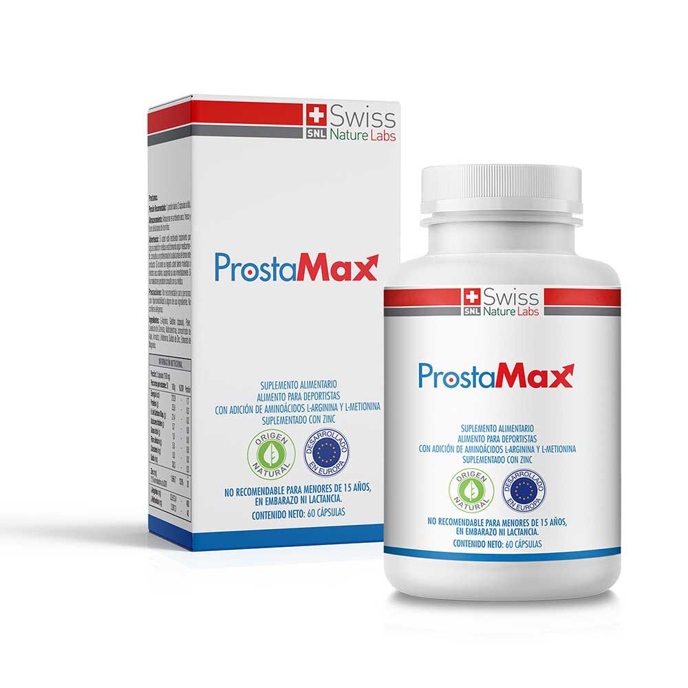 Prostamax Con Aminoacidos Bioactivos Y Minerales Un Mes Swiss Nature Labs