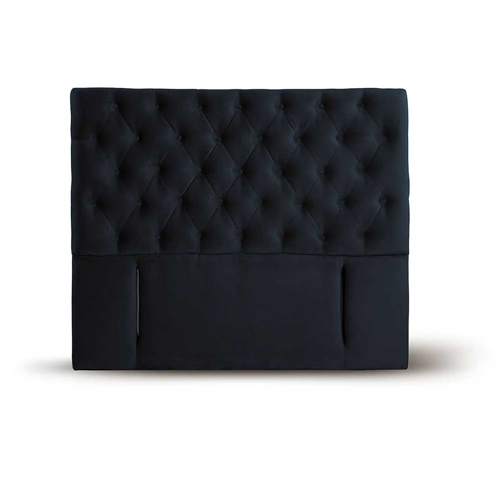 Respaldo Latam Home 2 Plazas Florencia Tela Velvet Negro