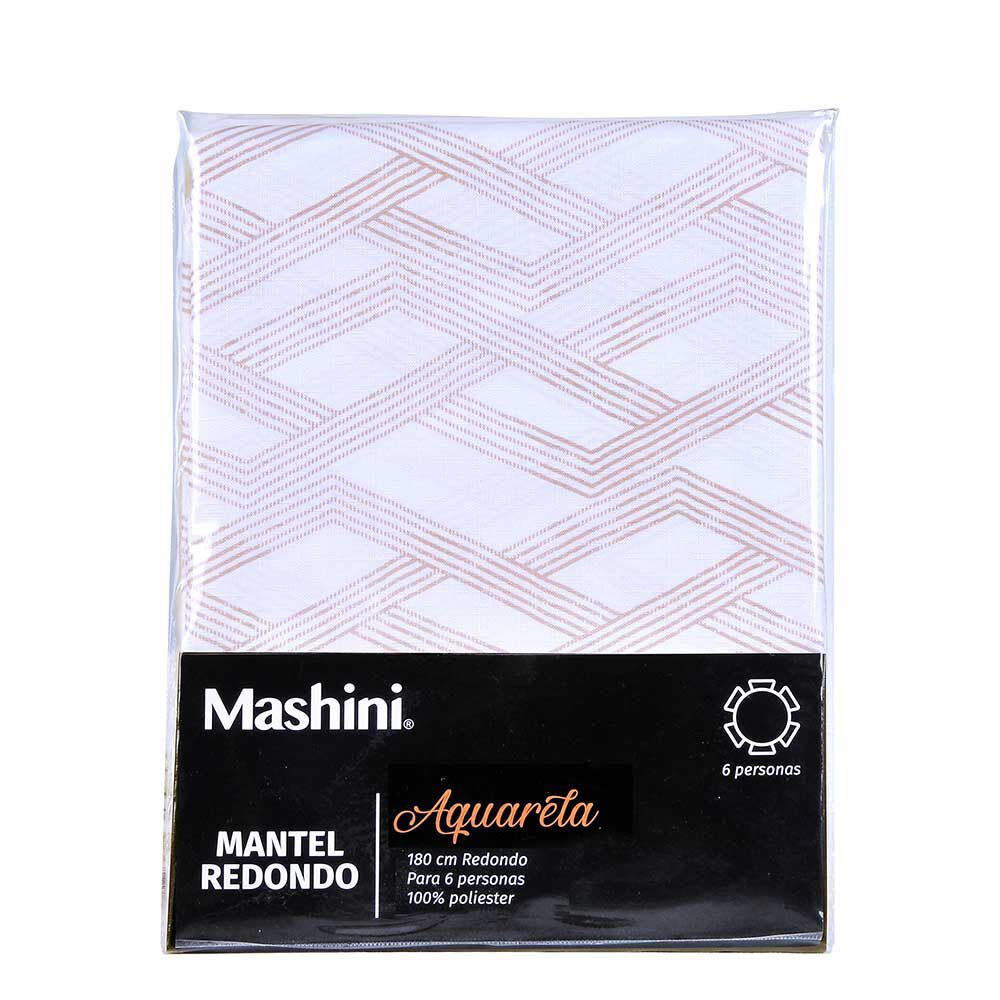 Mantel Redondo Mashini Kala 180 cm