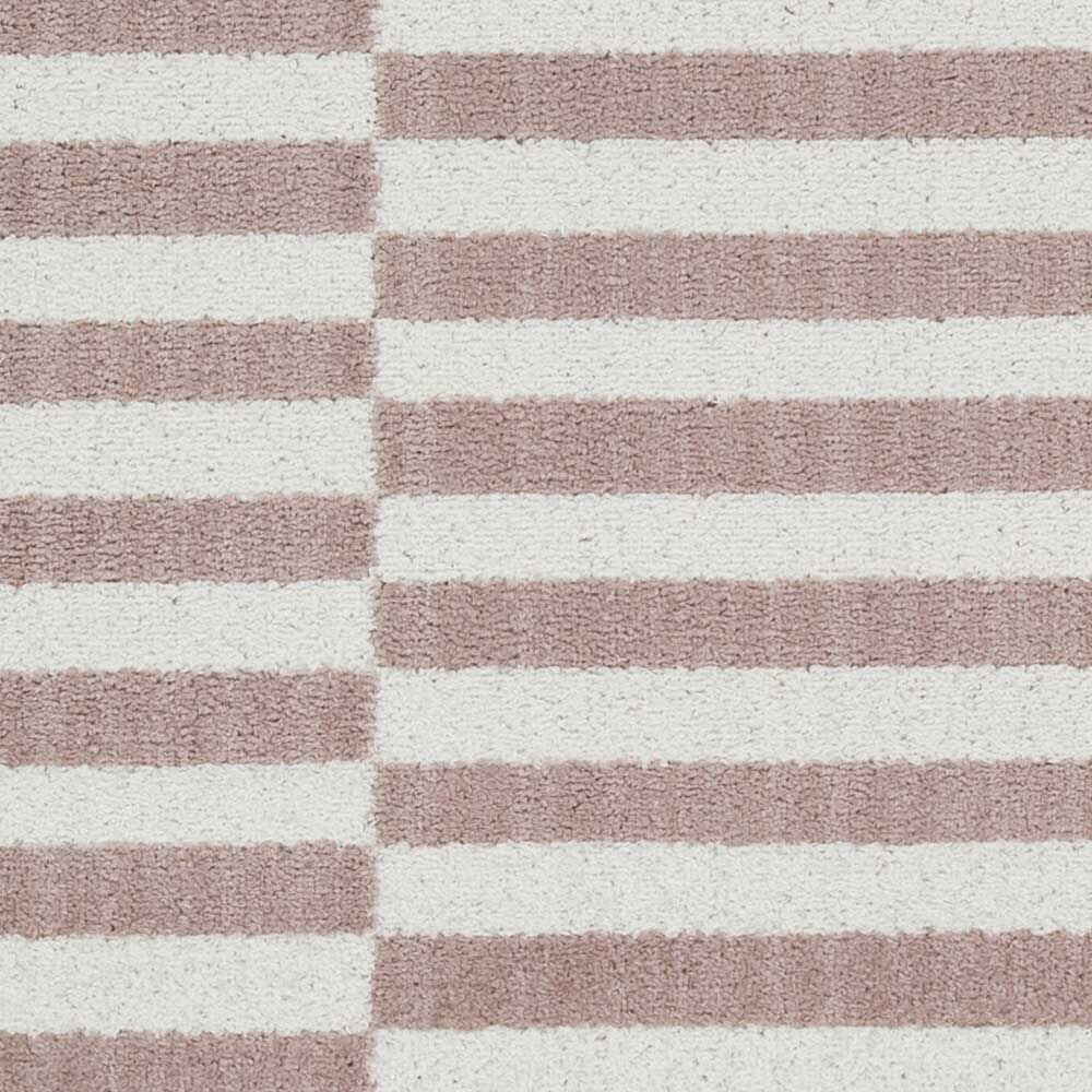 Alfombra Dib Kaleb 50 x 90 cm Rosa Beige