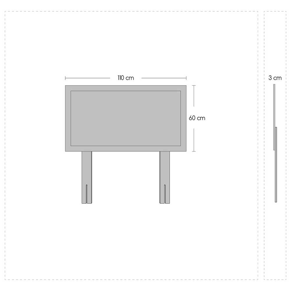 Cama Europea Celta 1,5 Plazas Black Soul + Respaldo + Velador Alicante