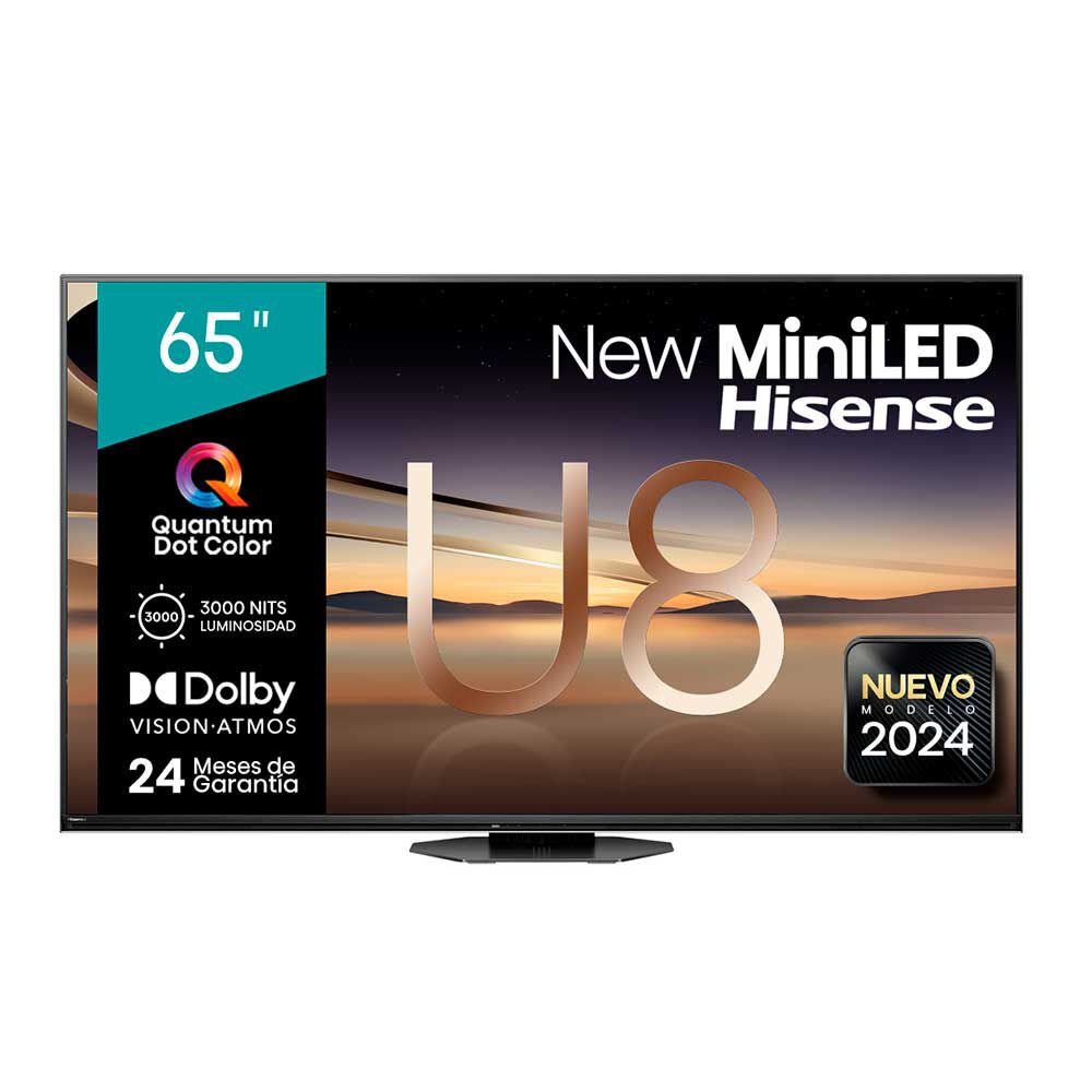 Mini LED 65" Hisense 65U8N Smart TV 4K UHD