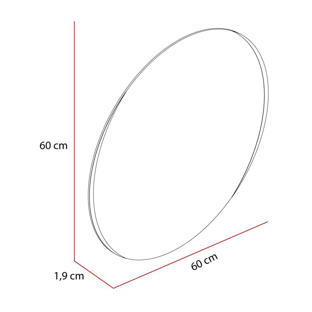 Espejo Redondo TuHome Dakota 60 x 60 cm