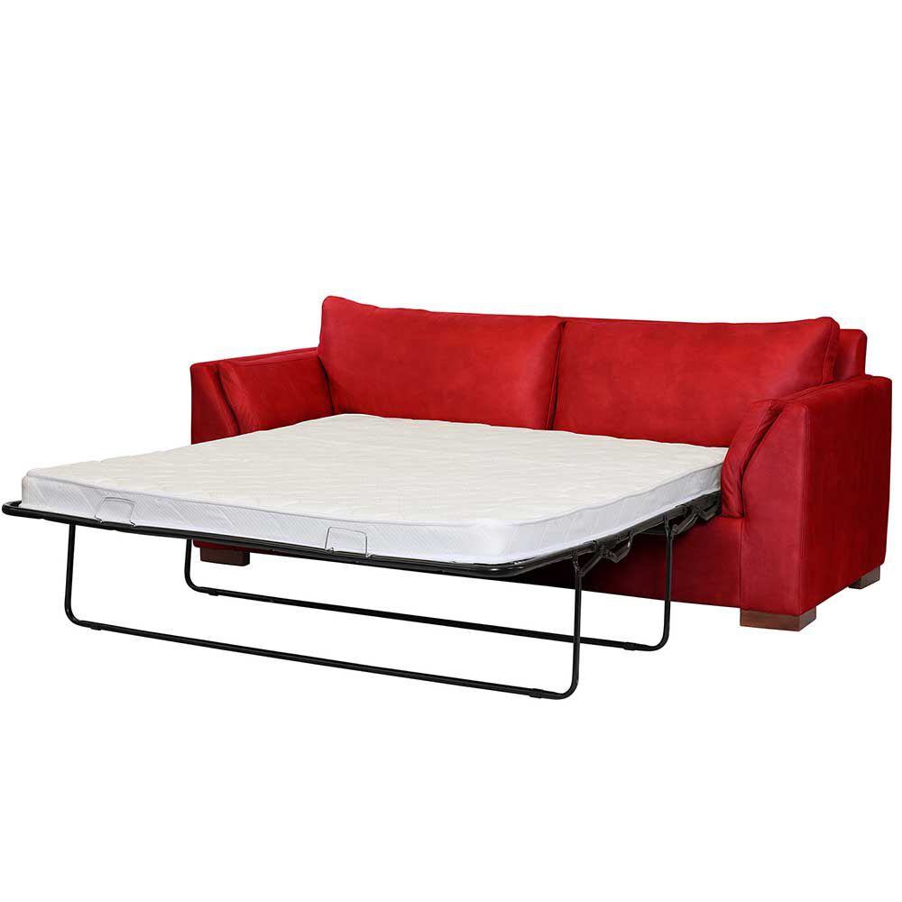 Sofá Cama Latam Home Milan 3 Cuerpos Rojo