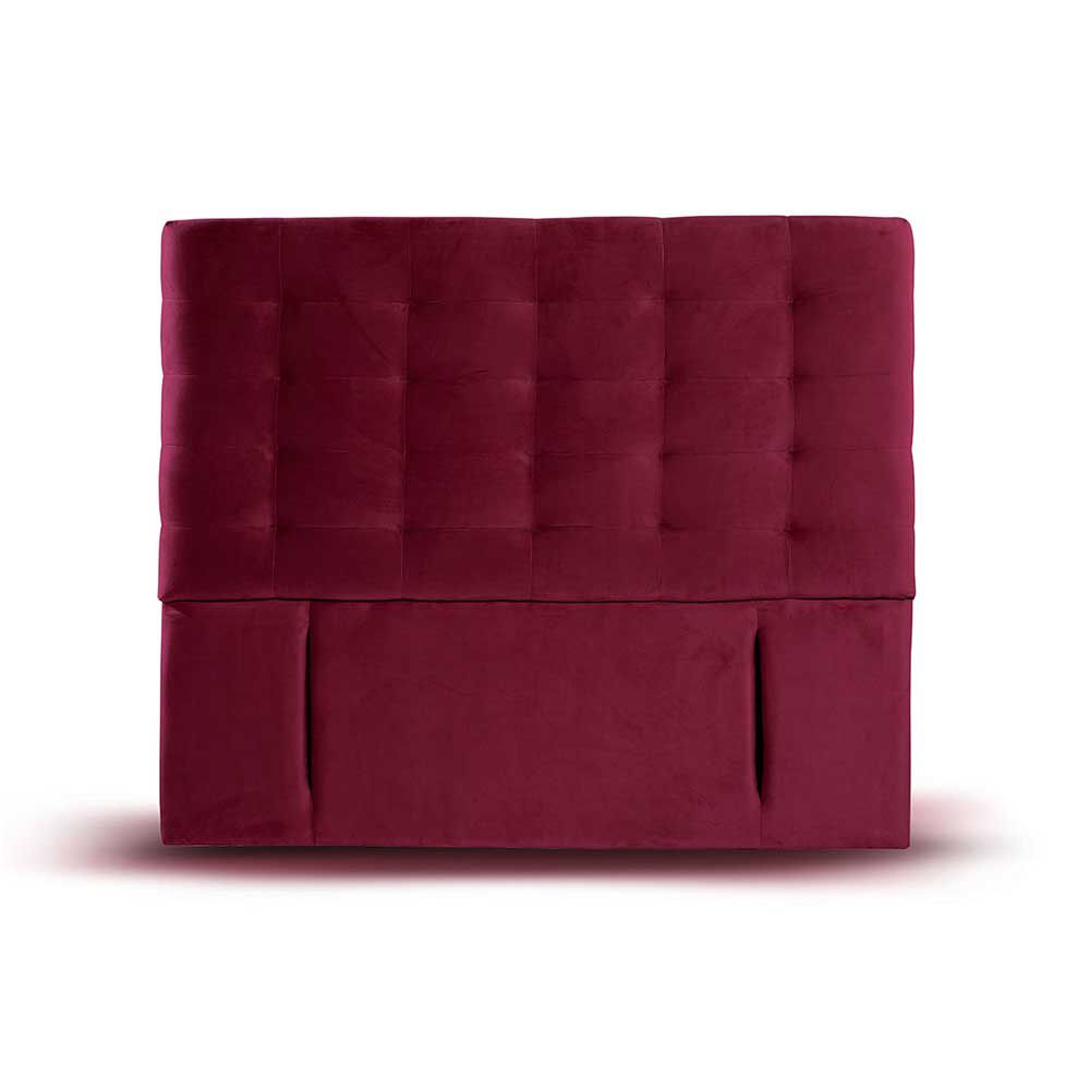 Respaldo Latam Home 2 Plazas Napoles Tela Velvet Burdeo