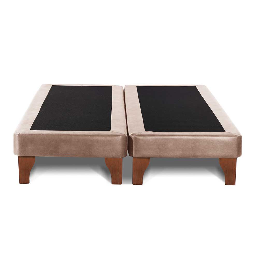 Base Europea Dividida Latam Home King Zen Cuero Beige