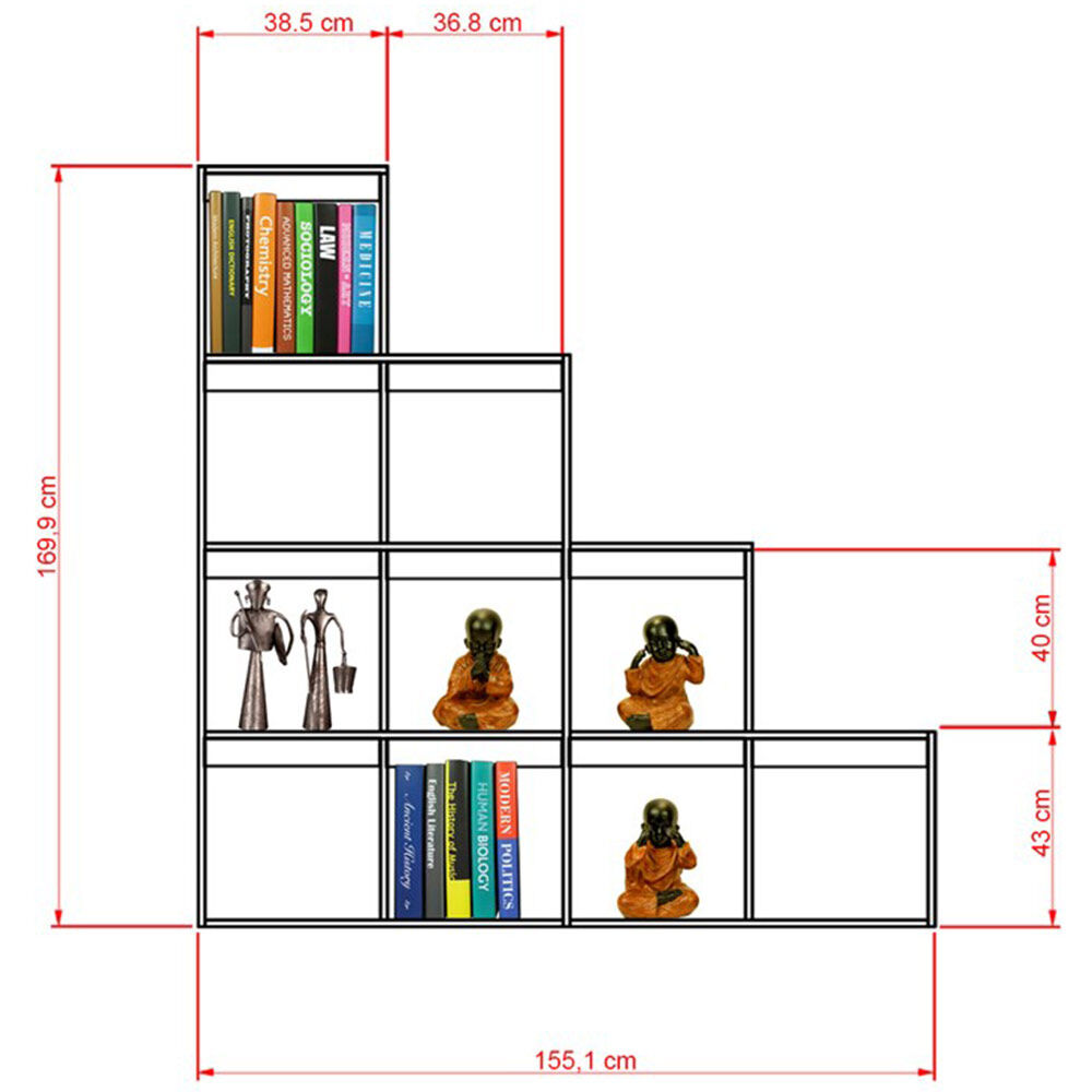 Mueble Bar + Biblioteca Escalera TuHome Beijing