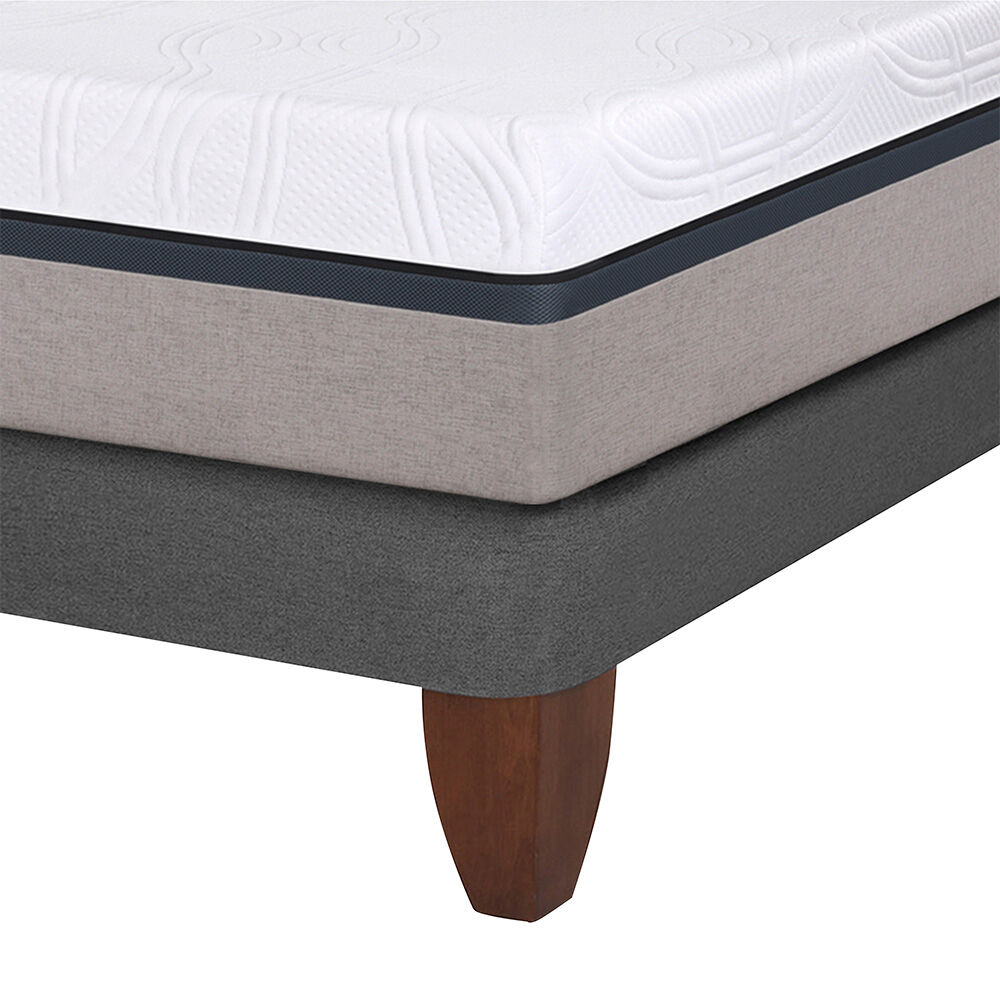 Cama Europea CIC Base Dividida King Balance + Respaldo + 2 Veladores