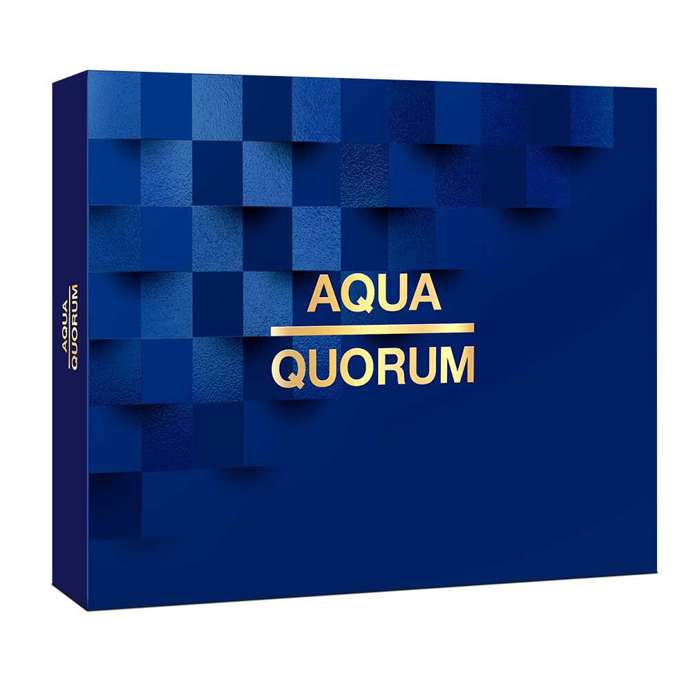 Set Perfume Quorum Hombre Aqua Quorum EDT 100ml + Desodorante 150ml