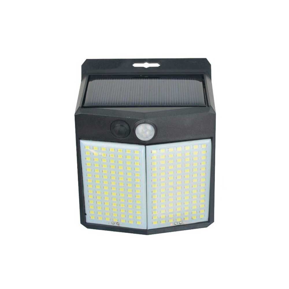 Aplique 196 Led Solar Contra Agua Pro Outdoor