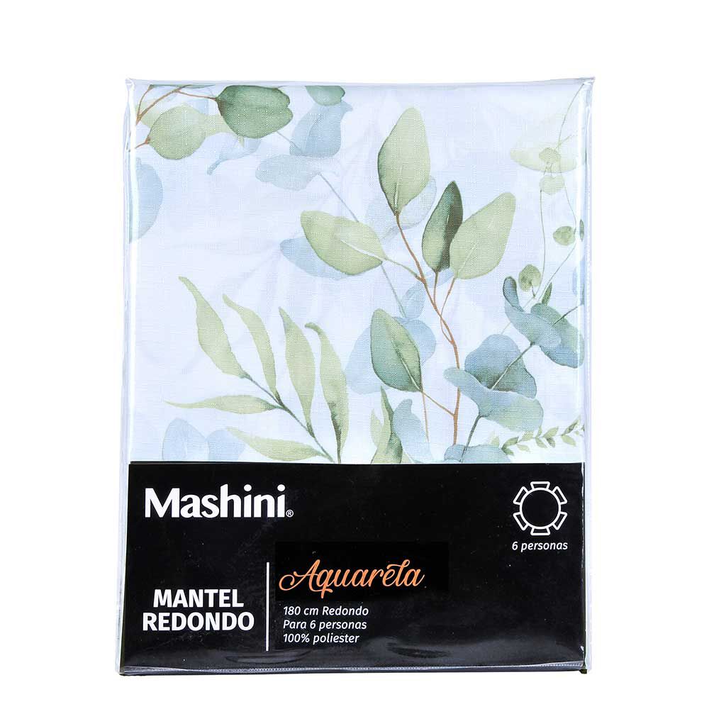 Mantel Redondo Mashini Eucalip 180 cm