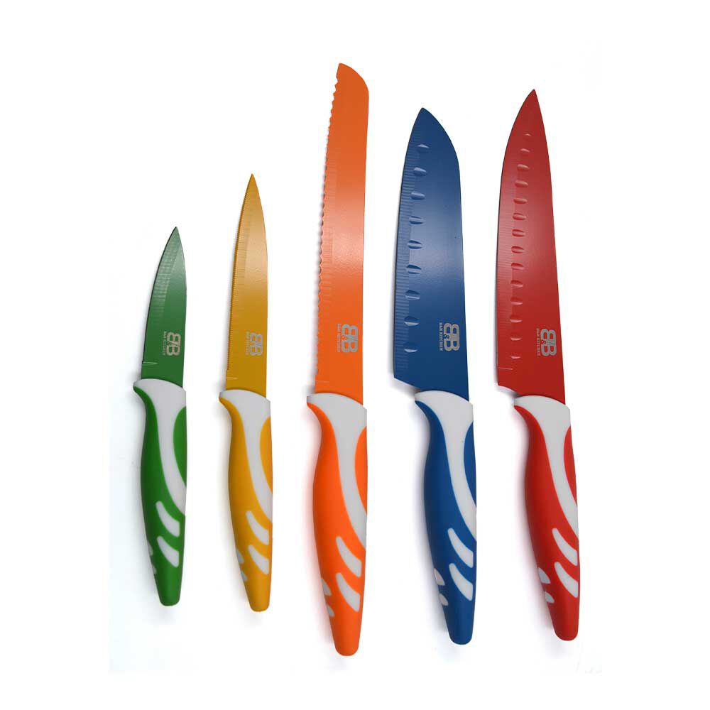 Set de Cuchillos BYB Kitchen 5 Piezas Multicolor