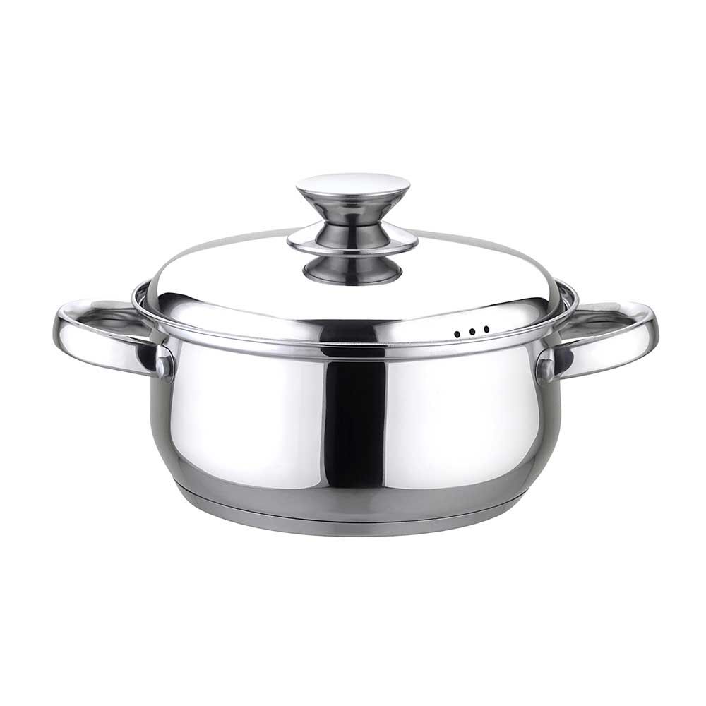 Batería de Cocina Acero Inoxidable Fantuzzi Pavia 6 Piezas + Tetera Acero Inoxidable Fantuzzi Trinni 2,5 lt