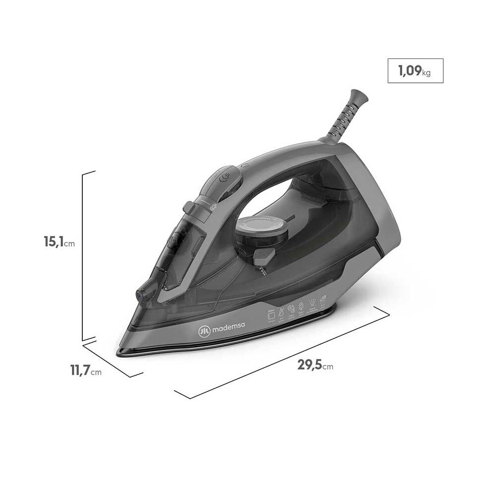 Plancha a Vapor Mademsa MIR 30