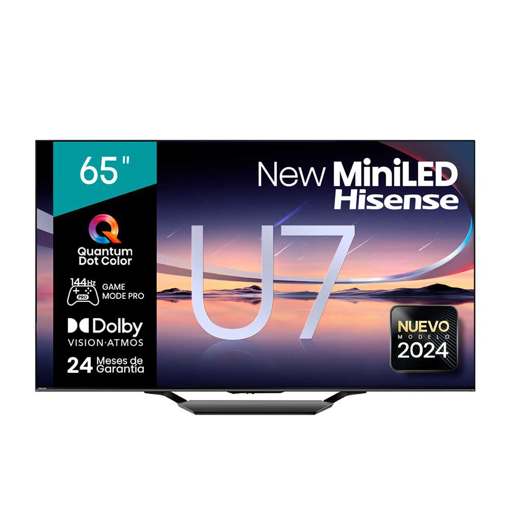 ULED 65" Hisense Mini LED 65U7N Smart TV 4K UHD