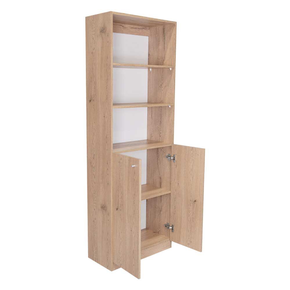 Estante 2 Puertas + Estante 4 Repisas + 2 Complementos TuHome Home Macadamia