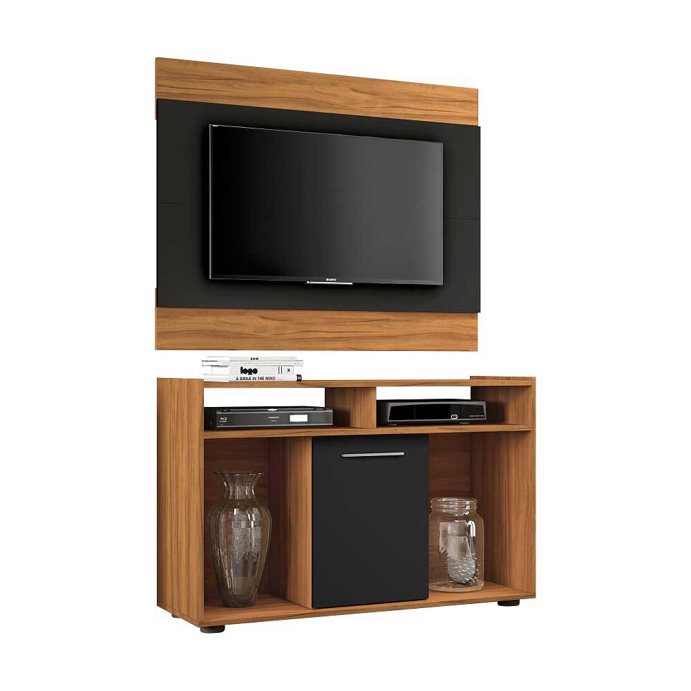 Panel TV Home Mobili Caramelo Hasta 43" Café