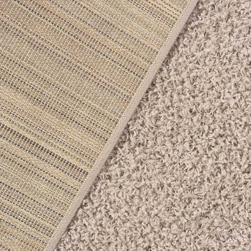 Alfombra Dib Shaggy Colors 150 x 200 cm Beige