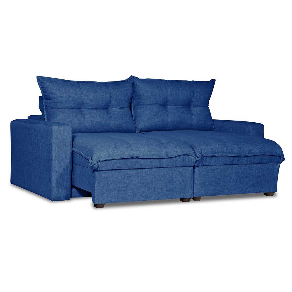 Sofá Cama Innovamuebles Magestic Córdoba 2 Cuerpos Azul