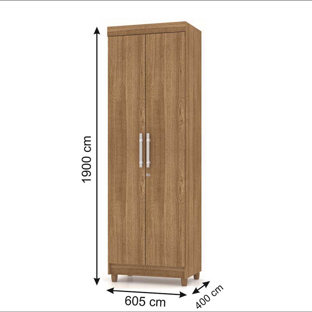 Clóset Kea Multiuso 2 Puertas Natural